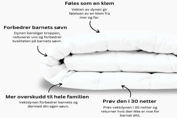 Ella vektdyne til barn med info