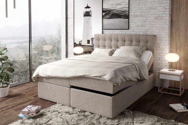 Skjærgaard® Premium regulerbar seng beige
